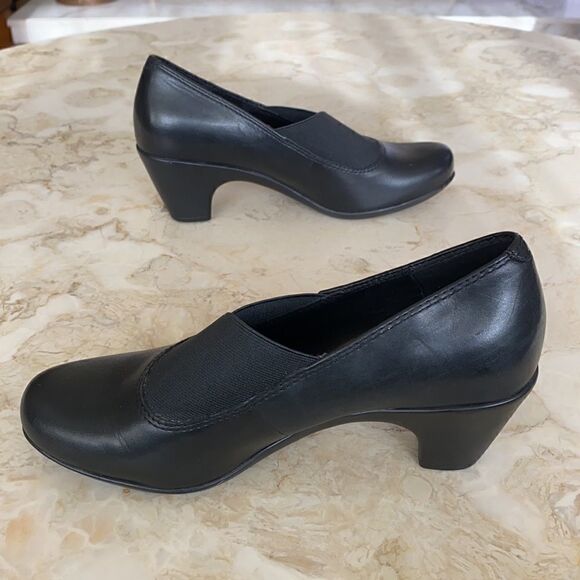 Easy Spirit Catava Comfort Leather Loafer Pumps - Picture 5 of 13